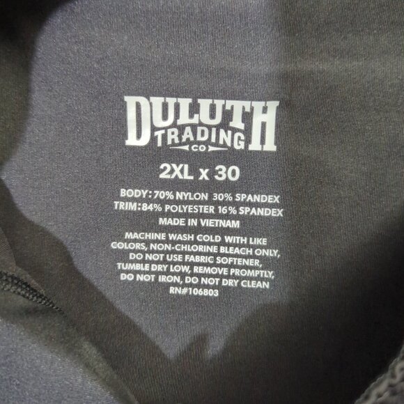 Duluth Trading Co Pants Men's 2XL 30" Black Auto Pilot All Day Comfort Joggers - Picture 9 of 11